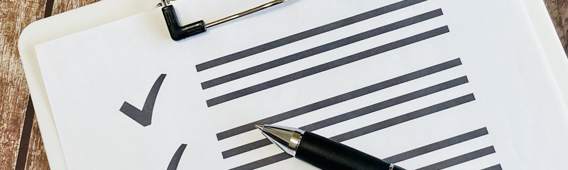 必要書類・準備物チェックリスト